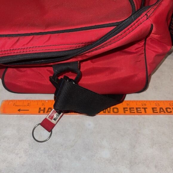 Vtg Marlboro Adventure Team Lizard Rock Insulated Cooler Duffel Bag Red 1992 - Picture 11 of 14
